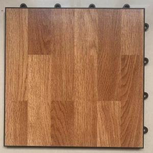 Quality Dark Wood Interlocking Portable Dance Floor Tile 300x300x12mm wholesale