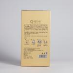 Yellow Folding Cardboard Gift Boxes Facial Mask Packaging With Logo Embossing