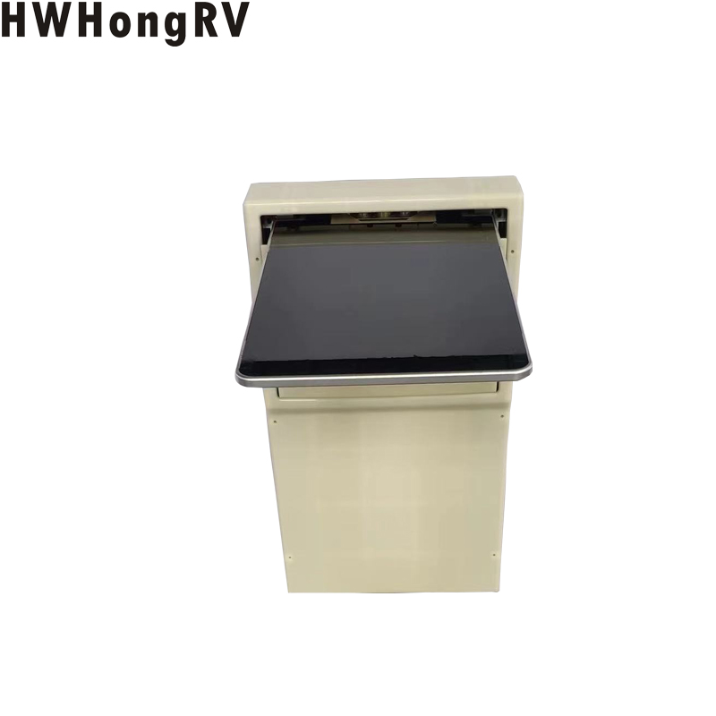 Powered rv recessed table be compatible for Caravan campervan and RV custom car seat electric powered foldable table