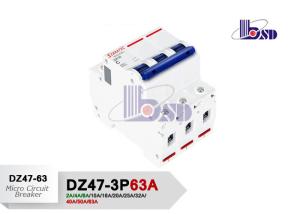 63 Amp Mini Circuit Breaker 3 Pole Mcb Rcd Circuit Breaker  OEM Service