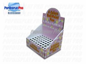 Quality Environment Friendly Cardboard Counter Display 350gsm With Divider wholesale