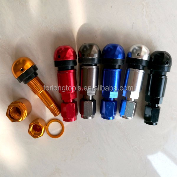 Universal Year TPMS TR525 Tubeless Tire Valve Stem with Dust Cap Aluminum Improved Tire Pressure Monitoring