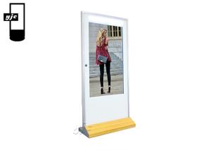 Quality Galvanized Sheet 500 Nits 1080P 49&quot; Floor Standing Lcd Kiosk wholesale