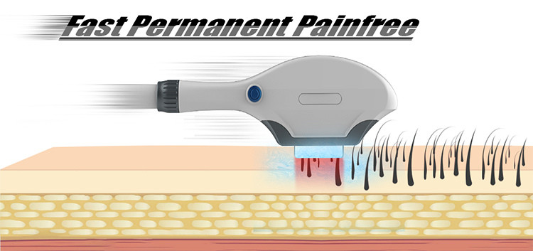 2400W 590nm 430nm Laser Hair Removal Machine For Clinic