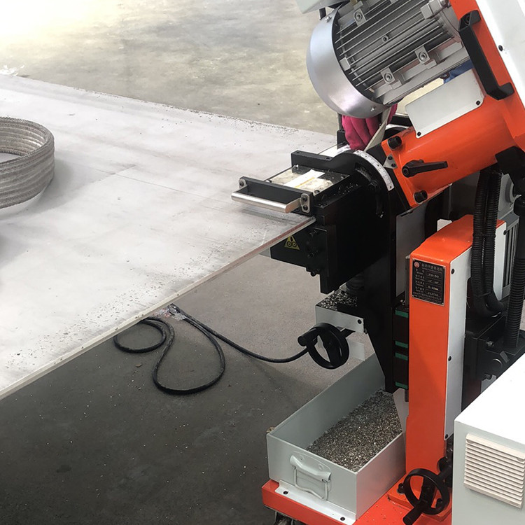 Automatic Walking Milling Steel Plate Beveling Machine With Double Cutter Head