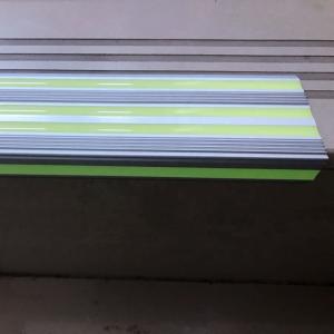 China Waterproof Anti Slide Aluminum Stair Nosing Photoluminescent Egress Tile Step Treads on sale