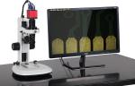 Industrial Inspection 2D Video Microscope HDMI Sensor Support Photograph and