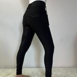 5 Colors Black Polyester Riding Breeches Silicone Ladies Horse Leggings