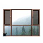 Horizontal Opening Casement Windows Aluminium Wood Composite Windows