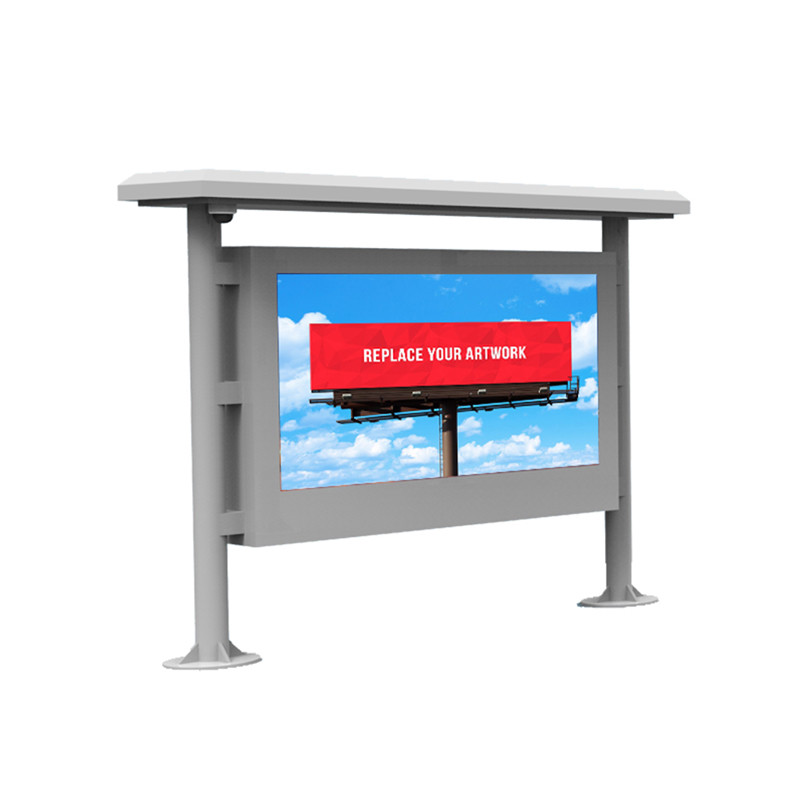 2500 Nits 700W 72" Outdoor Lcd Display Totem For Bus Station