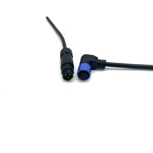 Quality Customized LED Waterproof Connector 2 Pin M12 20 AWG Copper Alloy wholesale