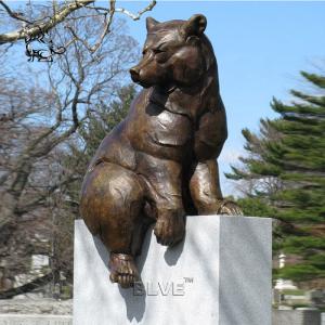 Quality BLVE Bronze Life Size Bear Statues Animal Copper Sculpture Unique Large Casting Metal Art Outdoor Modern Garden Decor wholesale