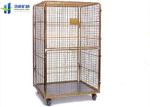1000kg Capacity Roll Cage Trolley 4 Caster Corrosion Protection High Strength