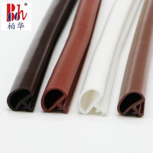 Quality High Quality Wooden Door Seal Strip Co-Extruded D shape Anti-Collision PVC Rubber Sealing Strips For Wooden Door wholesale