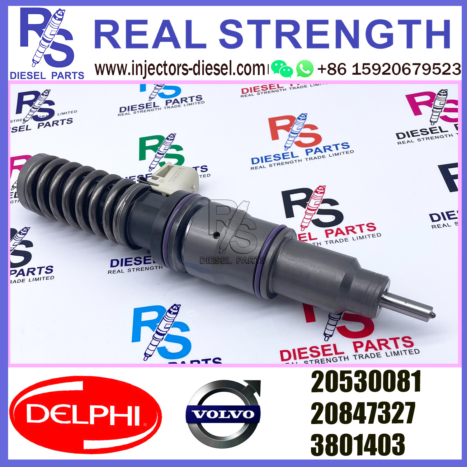 V-O-L-V E3.18 DELPHI Fuel injector BEBE4D03001 BEBE4D34001 3801403 20530081 20847327
