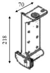 Bottom Roller Bracket Alu.