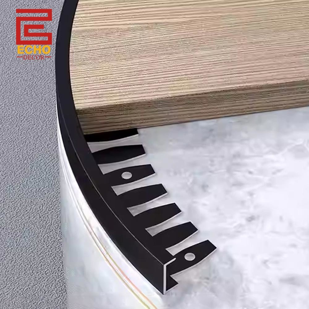 Aluminium Curved Floor Transition Strips For Laminate Flooring