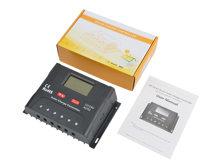 12V 24V 48V Solar Charge Controller 10A 20A 30A 40a 3 Stage PWM Charging