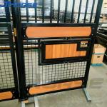 Ventilation Wire Mesh Bamboo Infill Metal Stall Fronts Customized Type Window