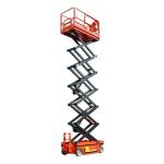 OEM 12M Electric Scissor Lift Machine GTJZ12 Hydraulic Self Propelled Battery