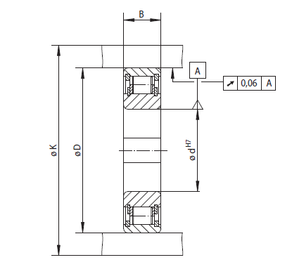 FD Series Sprag Type One Way Clutch Bearing
