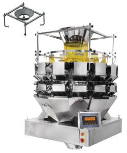 Quality SUS304 Frame 14 Head PLC 5L Large Volume Fruits Nuts Multi-Head Weigher wholesale