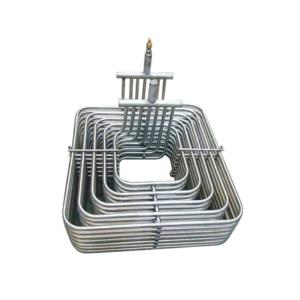 Quality Heat Transfer Pure Titanium Coaxial Heat Exchanger Condenser Coil wholesale