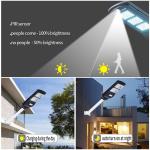 Outdoor All In One LED Solar Street Light For High Way Road 30w 60w 90w