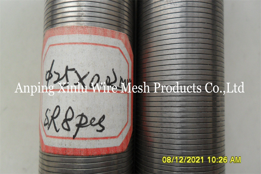 Diameter 36mm Wedge Wire Screen Pipe Perfect Round Well Screen Tube