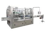 SUS316L Soda Water Filling Machine , Rotary Tray Automatic Beer Bottle Filler