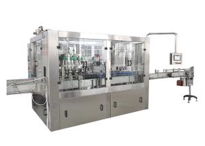 Quality SUS316L Soda Water Filling Machine , Rotary Tray Automatic Beer Bottle Filler wholesale