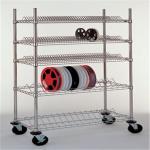 Carbon Steel SMT ESD Trolley SMD 4 Layers ESD Shelving Rack