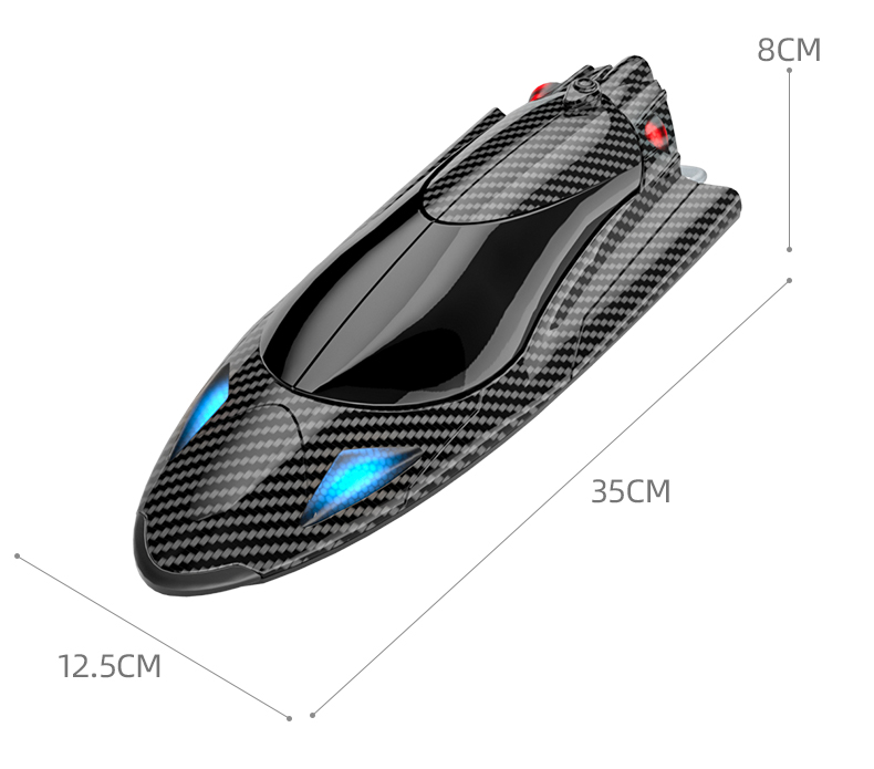 Indoor/Outdoor Outdoor Speed Turbojet Remote Control Boat for Adult and Children Fy011 2.4g Plastic Water Toy Boat