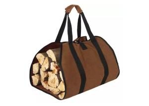 Quality Dustproof Antiwear Fire Wood Carry Bag Folding Portable Durable wholesale