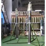 12m lockable pneumatic telescopic mast 300kg payloads