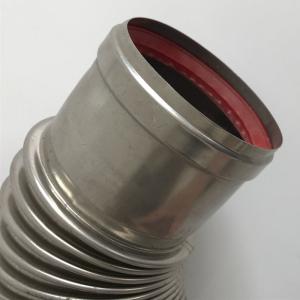 Quality SUS316L 304 Spigot Insulated Chimneys , Double Insulated Flue Pipe Mineral Wool Insulation wholesale