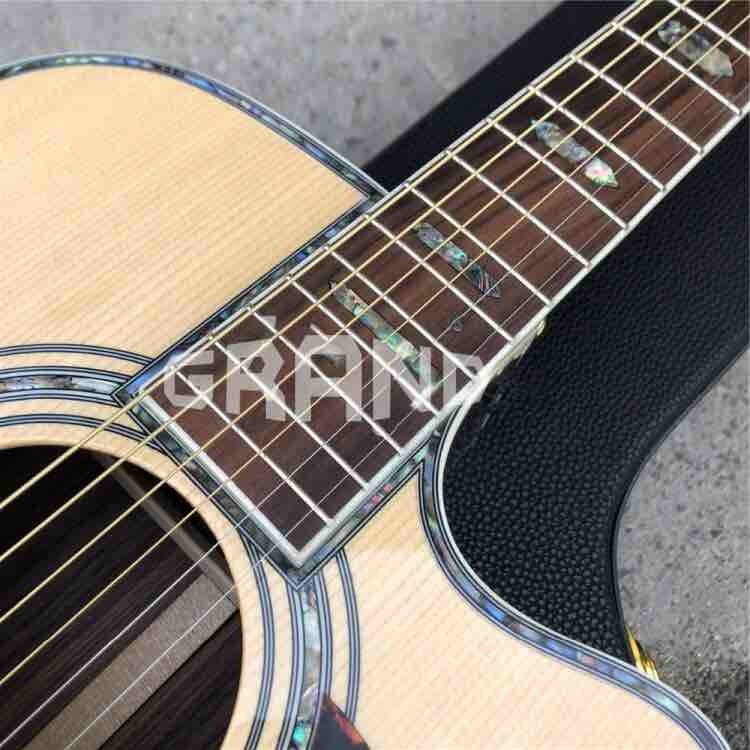 Factory customization Solid Spruce Top D45c Cutaway Electric Acoustic Guitar
