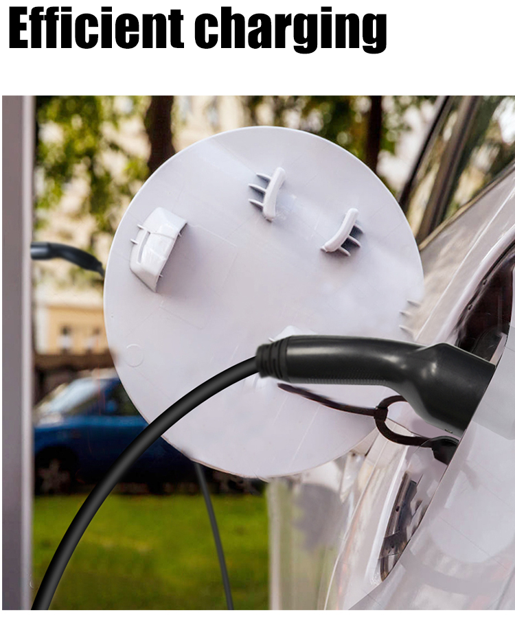 UL94-V0 Flame Class 16A-32A Type 1 to Type 2 EV Charging Cable for Electric Vehicles