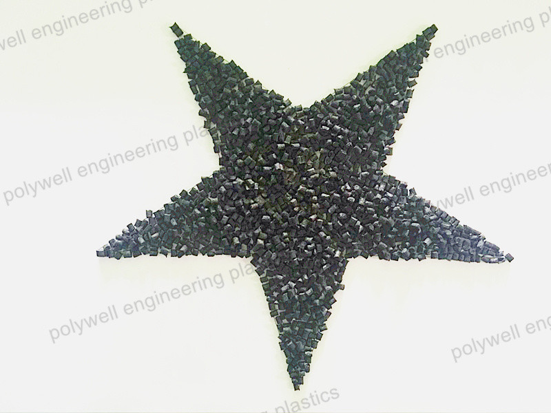 Plastic Glass Fiber Filled Reinforced Polyamide 66 Granules Black Nylon 66 Pellets With 1.25~1.35 G/Cm3 Density