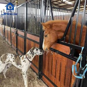 Quality Outdoor Heavy Duty Horse Stable Panels Customized Pine Timber Swing Front wholesale