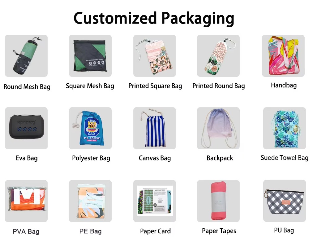 Towel Wholesale Quick Dry Sand Free Heat Transfer Print Swimming Pool Sublimation Microfiber Custom Beach Towel