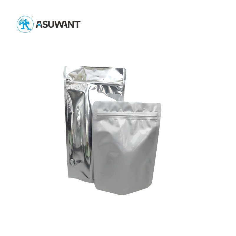 Resealable Aluminum Foil Zipper Bag Matte Small Sachet Colored CMYK Printing