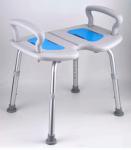 Aluminium Commode Chair Bathroom Safety Devices Folding Shower Chair
