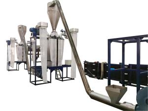 Quality Zigzag Paper Label Remover Single Screw Pet Bottle Recycling Line Automatic wholesale