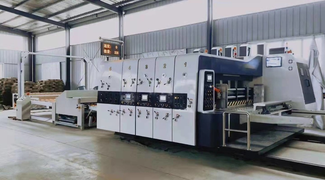 High Speed Casemaker Folder Gluer From Corrugated Cardboard To Carton Box