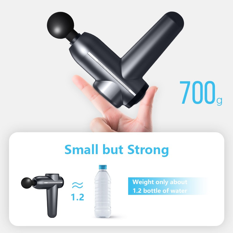 3400mAh Handheld Lightweight Massage Gun Brushless Motor Vibrating Soreness Relief