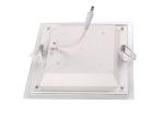 Glass Ceiling Mounted Led Flat Panel Light , 80ra 0.9pfc White Ceiling Lights