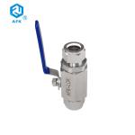 6000PSI Forged Stainless Steel Ball Valve ASME With Straight Handle
