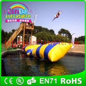 Quality water toys game aqua blob jump inflatable water jumping blob wholesale