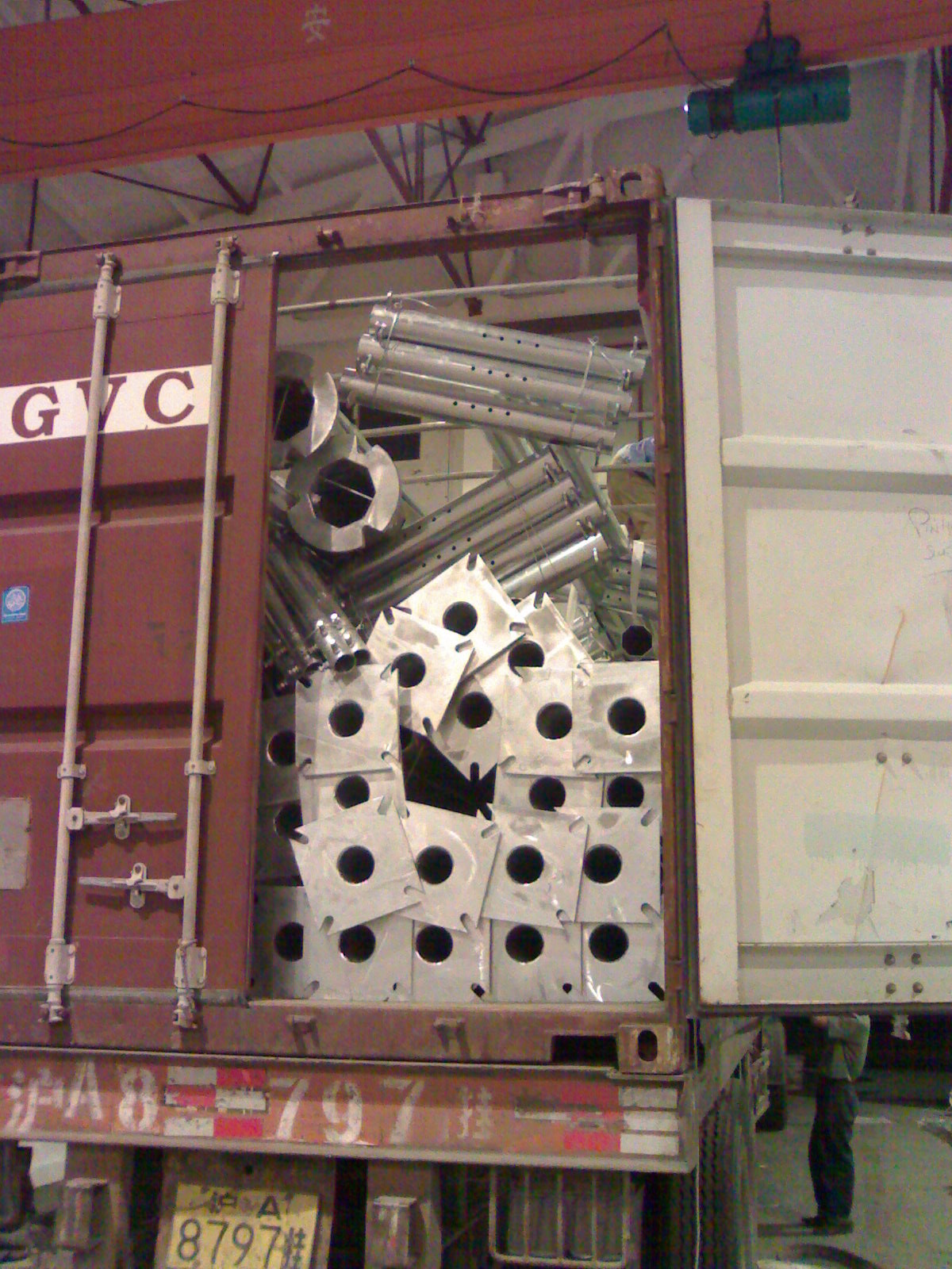 Q420 220kv Polygonal Steel Tubular Pole , Hot Dip Galvanised Steel Pole